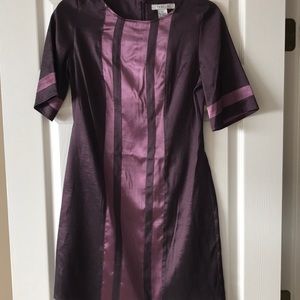 Purple striped dress